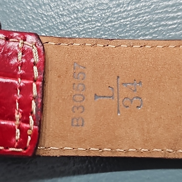 Brighton red belt‎ with hearts. Size 34 large. So Fun. - Picture 7 of 8